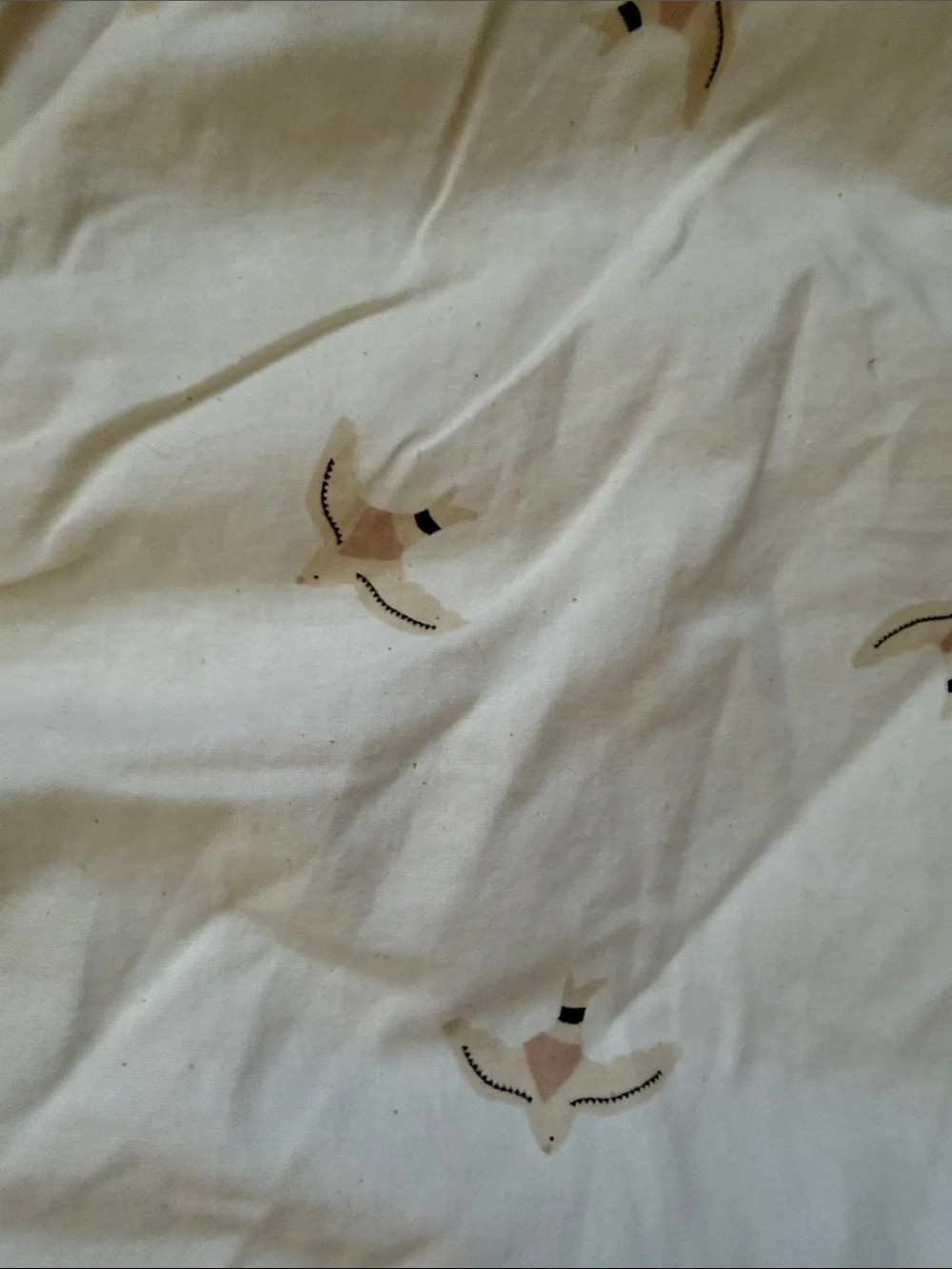 Nobodinoz cloud nine haiku birds organic cotton sleep sack